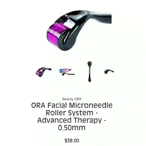 ORA Facial Microneedle Roller system -
Advanced Therapy -0.50mm - Picture 1 of 5